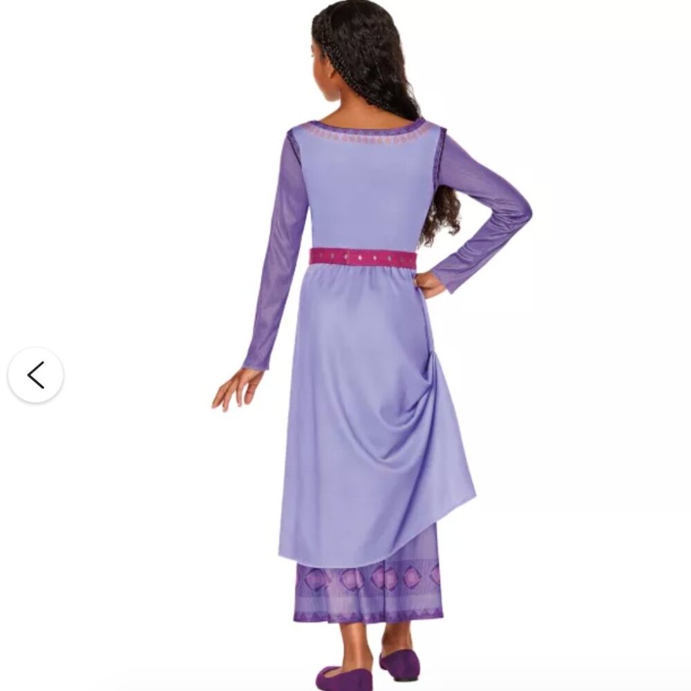 DISNEY Princess Wish Asha Costume with Dress, Belt and Wand … - Picture 3 of 4
